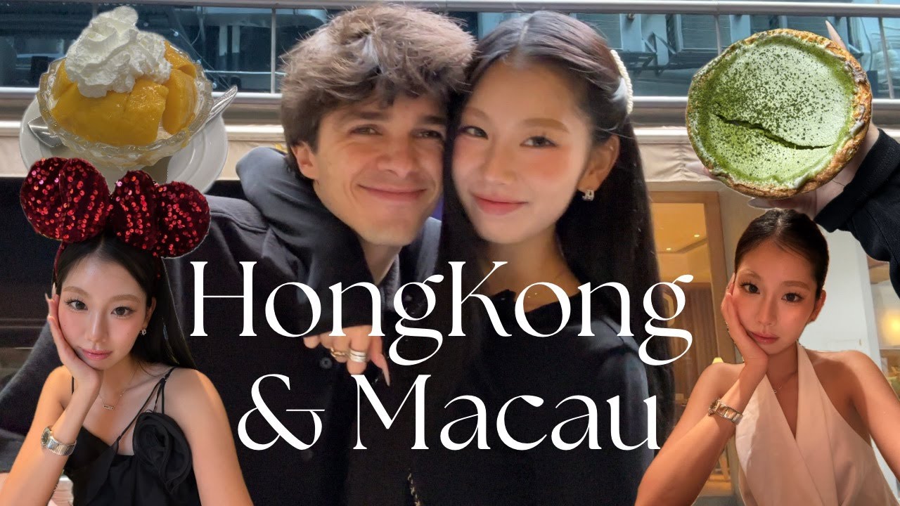 HongKong & Macau Vlog🇭🇰🇲🇴 *with Brent | food, Disneyland, dates
