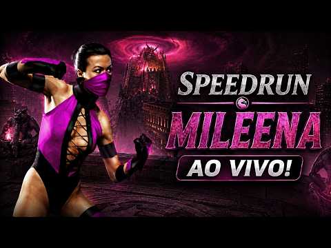 🔴SPEEDRUN ME QUEBRARAM - MORTAL KOMBAT 3 ULTIMATE COM MILEENA ARCADE!