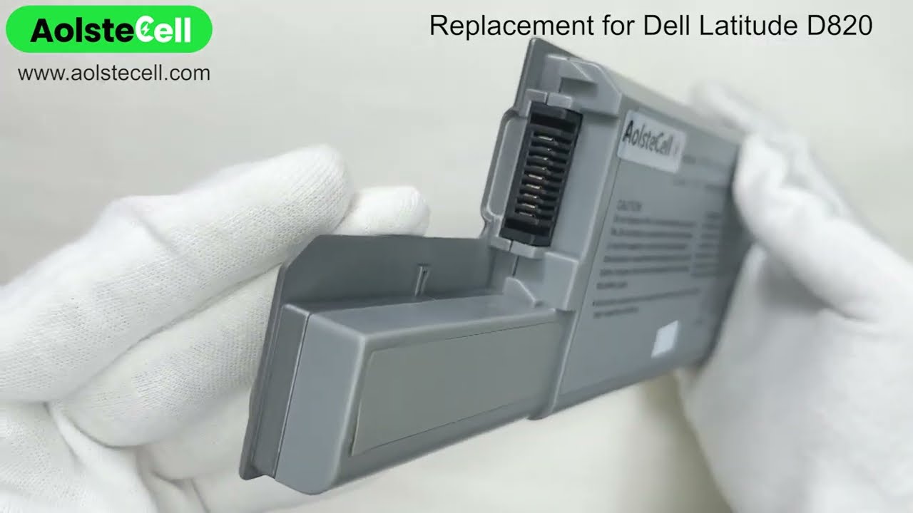 Replacement battery for Dell Latitude D820  11.1V 6600mAh 9 cells