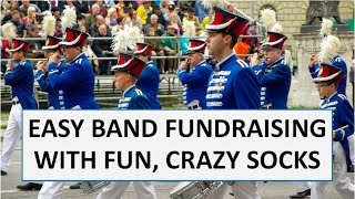 Best Band Fundraiser, Sock Fundraiser, Easy Sock Fundraiser, Band Fundraising with Socks,