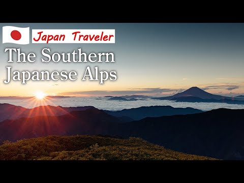 ［Japan Traveler］Mt  Warusawa to Mt  Akaishi traverse The Southern Japansese Alps  Drone Aerial Shoot