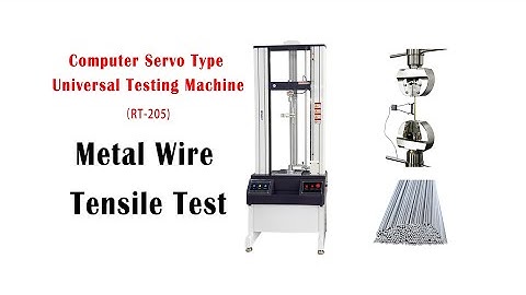 Metal Tensile Strength Test Universal Material Tensile Testing Machine (RT-205)