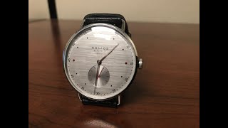 nomos metro silvercut