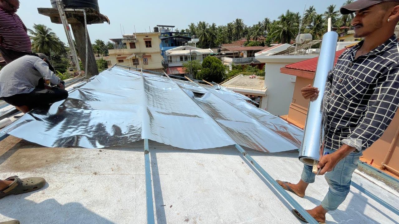 Reflective Bubble & Foil Insulation Sheet Cool Roof coolroof 