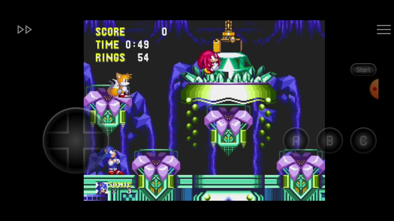 sonic the hedgehog 3 & knuckles gamegenie codes gameplay (read