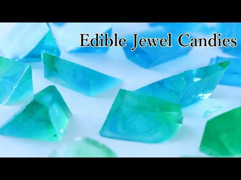 Video Wagashi Edible Sea Green Jewel Candies Kohakuto 【... - youtube