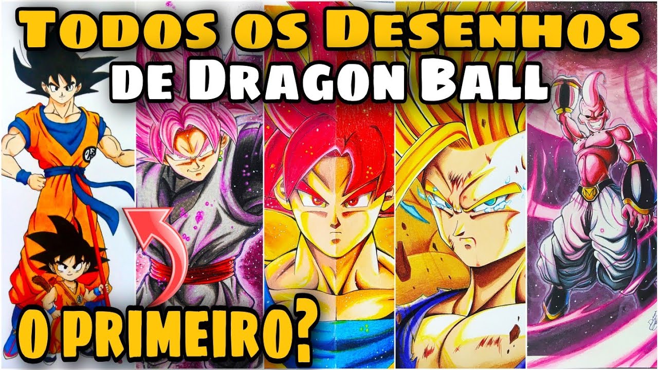 Mostrando Todos os meus desenhos de Dragon Ball ( especial 15k de inscritos )