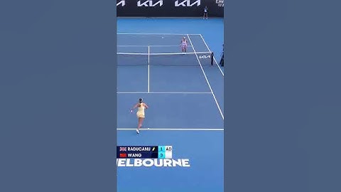 Wind BLOWS ball back over net! 🤯