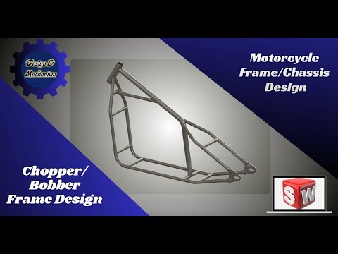 Bobber Frame Design Bobber | Chopper Bike frame Design - YouTube