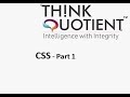ThinkQuotient Pre Placement Kit -  CSS Part 1