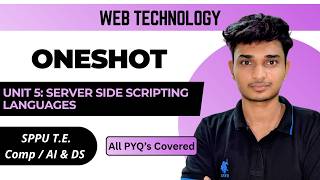 WT | Unit 5 | Server Side Scripting Languages | SPPU T.E. Comp / AI & DS | ONESHOT