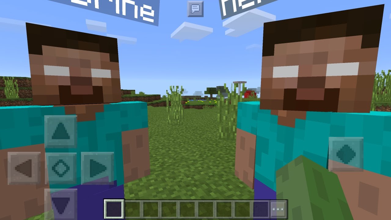 NOTCH VS HEROBRINE - More Herobrine Mod in MCPE 