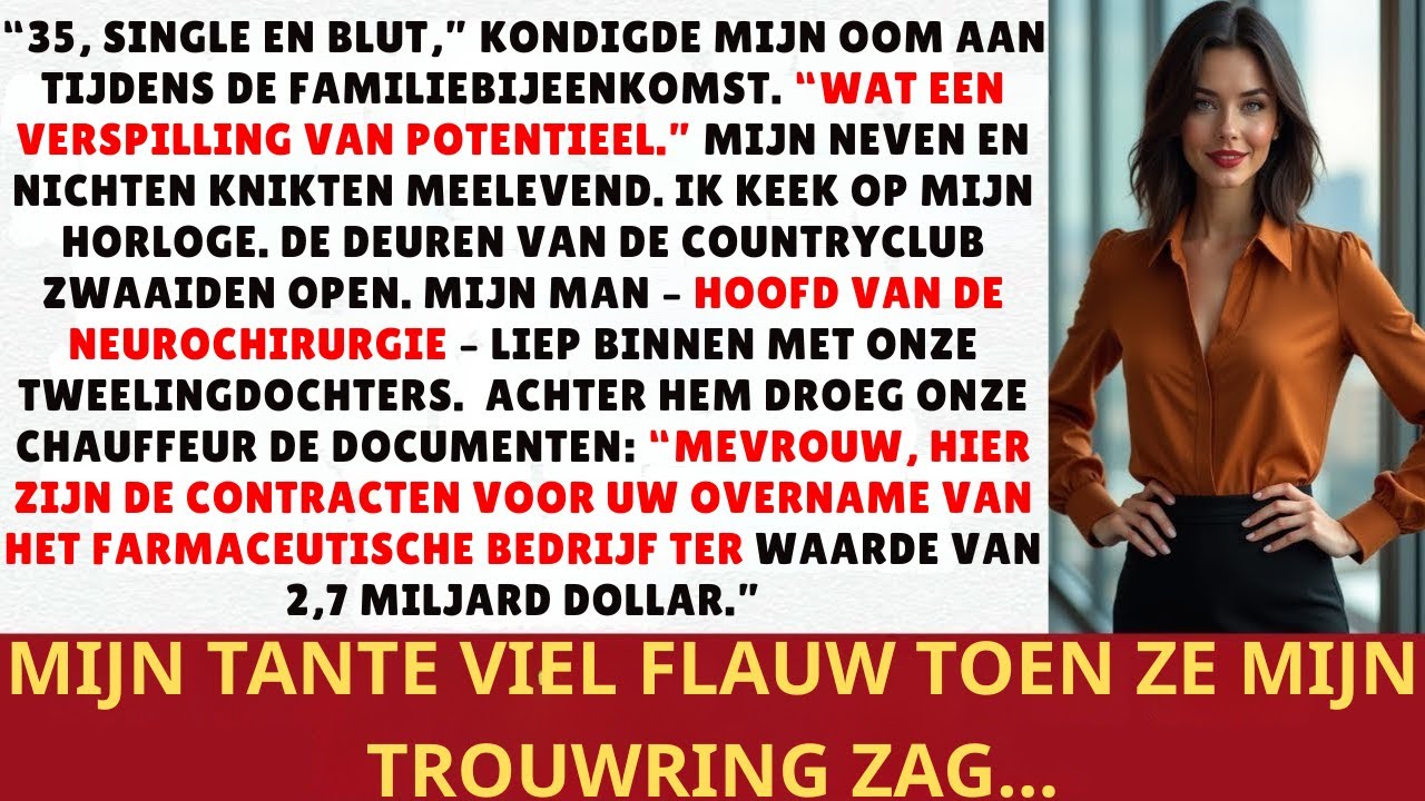 Mijn familie dacht dat ik een mislukkeling was. Diego, mijn broer, gaf me op het promotiediner van mijn vader weer een lesje over vastgoed kopen. ‘Huur is weggegooid geld,’ zei hij, terwijl hij...