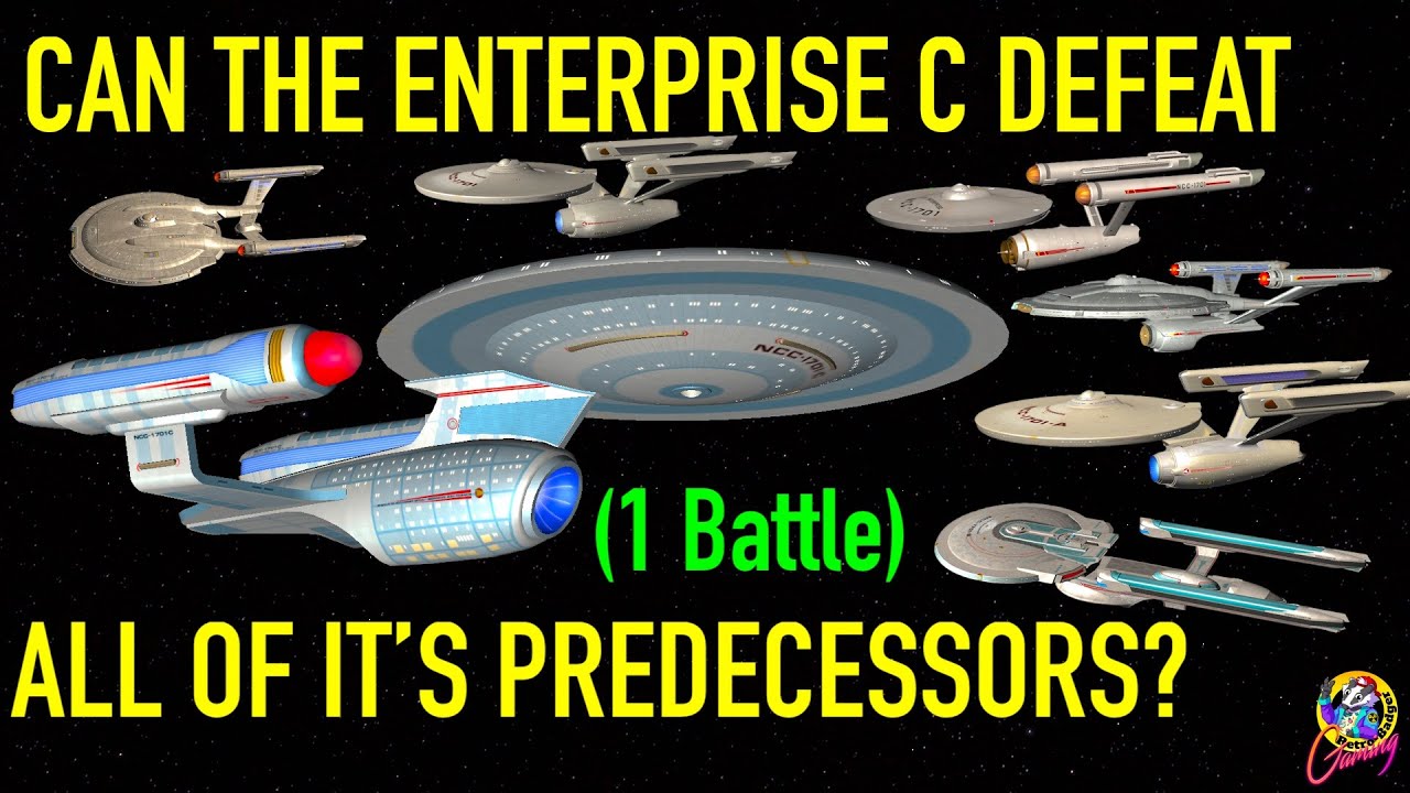 USS Enterprise C VS Old Enterprise Fleet - Both Ways - Star Trek Starship Battles