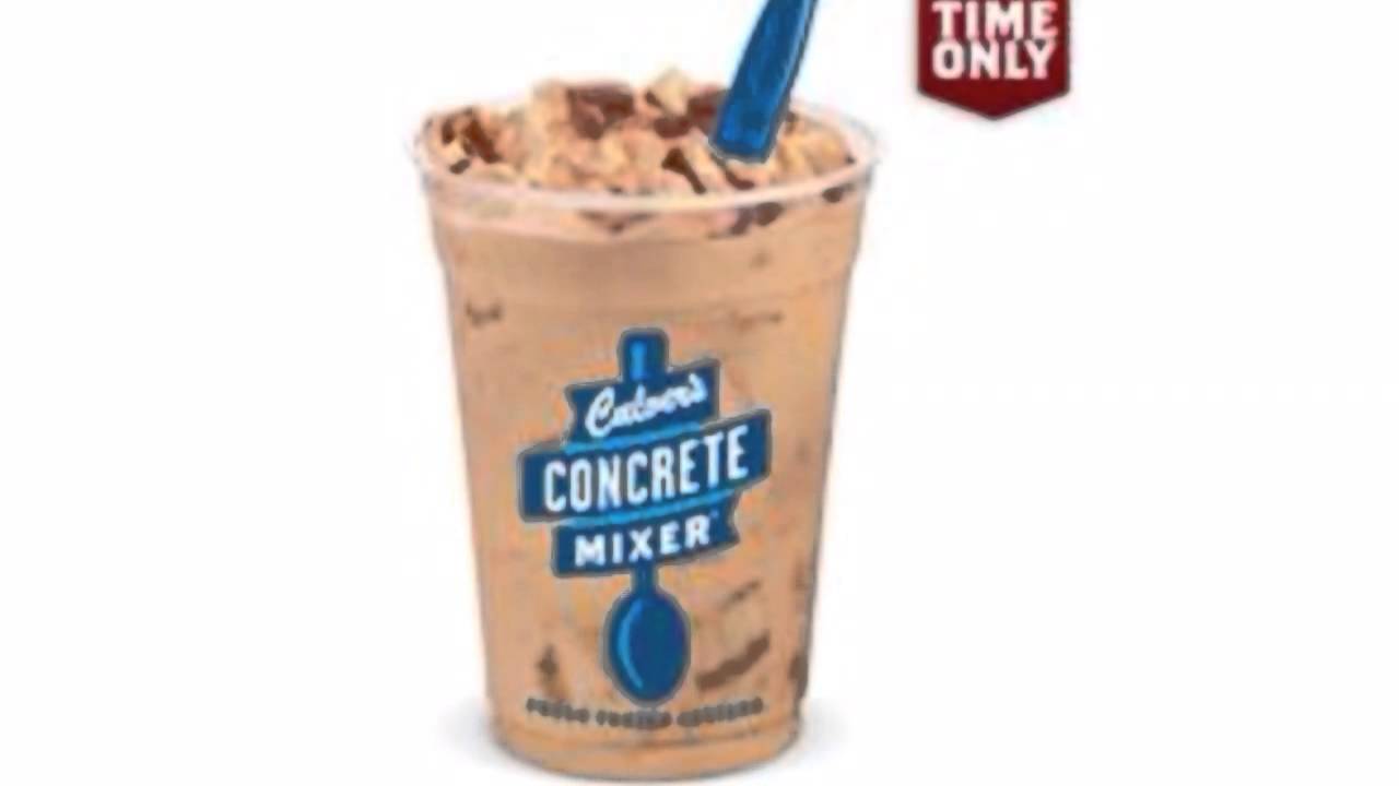 Culvers pumpkin milkshake concrete mixer YouTube