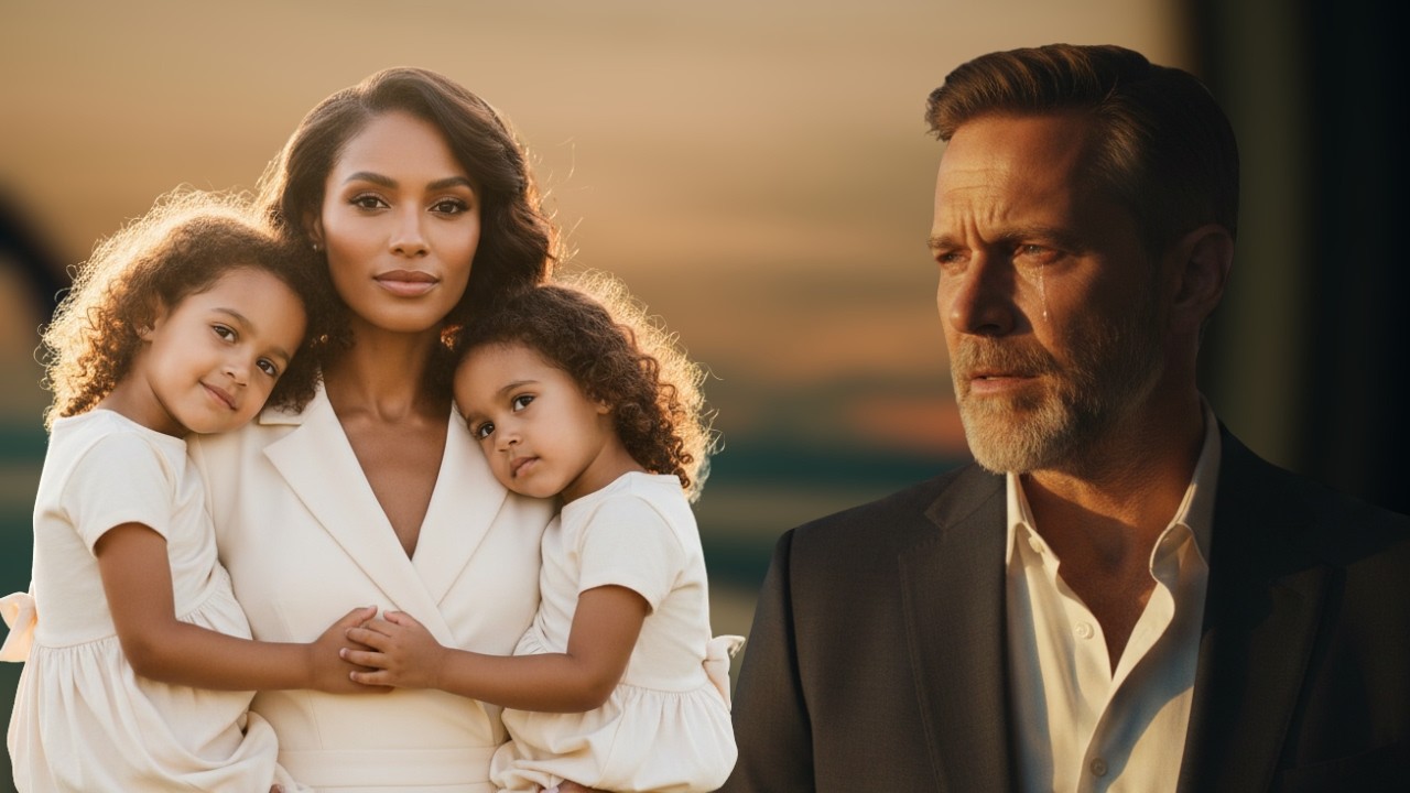 CEO Shed Tears After Seeing The Wife He Abandoned — Holding Twins 5 Years Later.