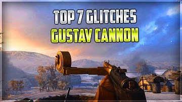 COD WW2 - Top 7 *EASY* Glitches On "Gustav Cannon" | WWII Multiplayer Glitches!