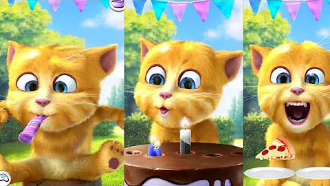 Video 4604721: talking ginger funny, cartoon talking, cat
