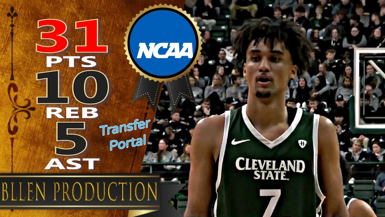 Dayan Nessah - Career-High 31 Pts Full Highlights｜Cleveland State Vikings vs Wright State｜2026.01.21