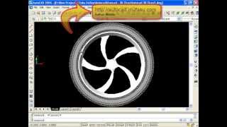 AutoCAD Tutorial 3D Tires