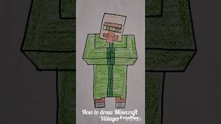 #howtodraw#minecraft#villager#stepbystep#shorts#shortvideo#youtubeshorts#drawing#tutorial#art#draw