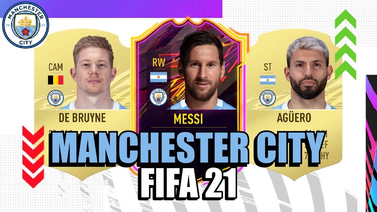 FIFA 21 | Manchester City PLAYERS RATING PREDICTION!! | Messi, Agüero, De Bruyne ...