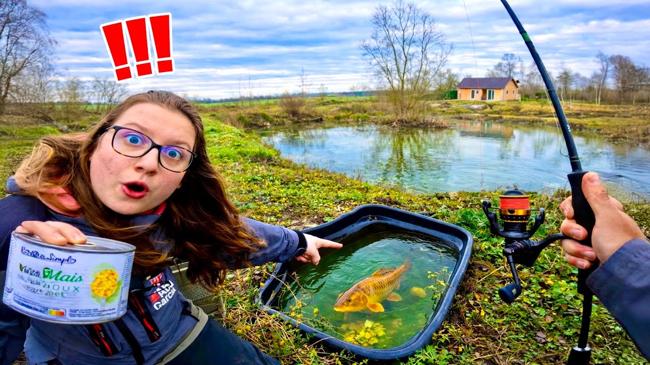 Elle m’aide à pêcher les plus gros poissons pour leur offrir une nouvelle vie !! (pêche aux appâts)