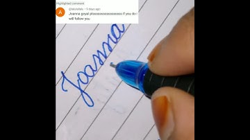 JOANNA GOYAL name in cursive writing #viral #ytshorts #trending #viralvideo #shortsvideo #fyp