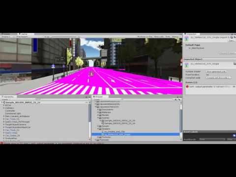 [Unity][メモ動画] -- 02 -- スプラトゥーンされた Otaku City -- 町中を走り回りたい!! -- Zenrin CO LTD Asset --