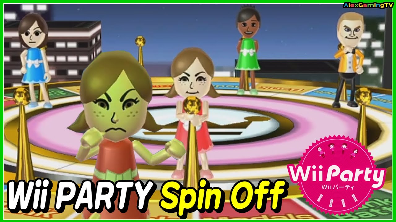 Wii Party Spinoff Master Com Guest F Vs Lucia Vs Sakura Vs Tyrone Wii パーティー Alexgamingtv