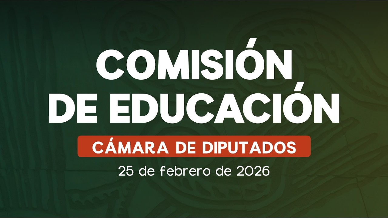 🔴 Reunión de la Comisión de Educación de la Cámara de Diputados 25/02/2026