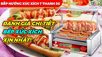 Bếp Nướng Xúc Xích, Lạp Xưởng, Lòng Dồi Cho Hàng Ăn Vặt| Điện Máy 3G