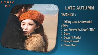  Album Heize  Late Autumn low Data highlight Coded