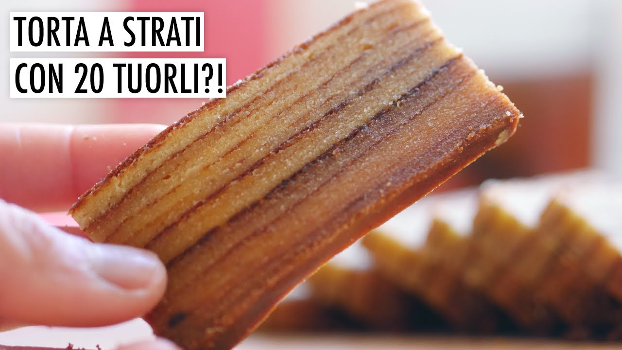 KUE LAPIS LEGIT | Ricetta Torta Indonesiana a Strati - Indonesian Lapis Legit/Spekkoek Recipe
