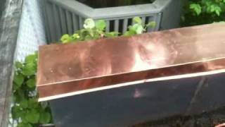 Roofing Toronto. Copper Roof Parapet Wall Caps.