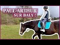 Paul arthur monte sur baly   sa premire fois et en licol 