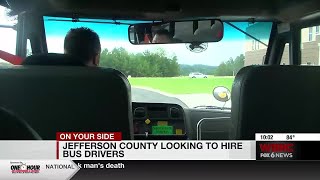 Jefferson County looking to hire bus drivers