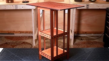 Making a Contemporary End Table with a Laser Cutter