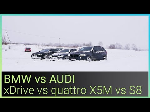 BMW xDrive VS AUDI quattro BMW X5M F85 vs AUDI S8