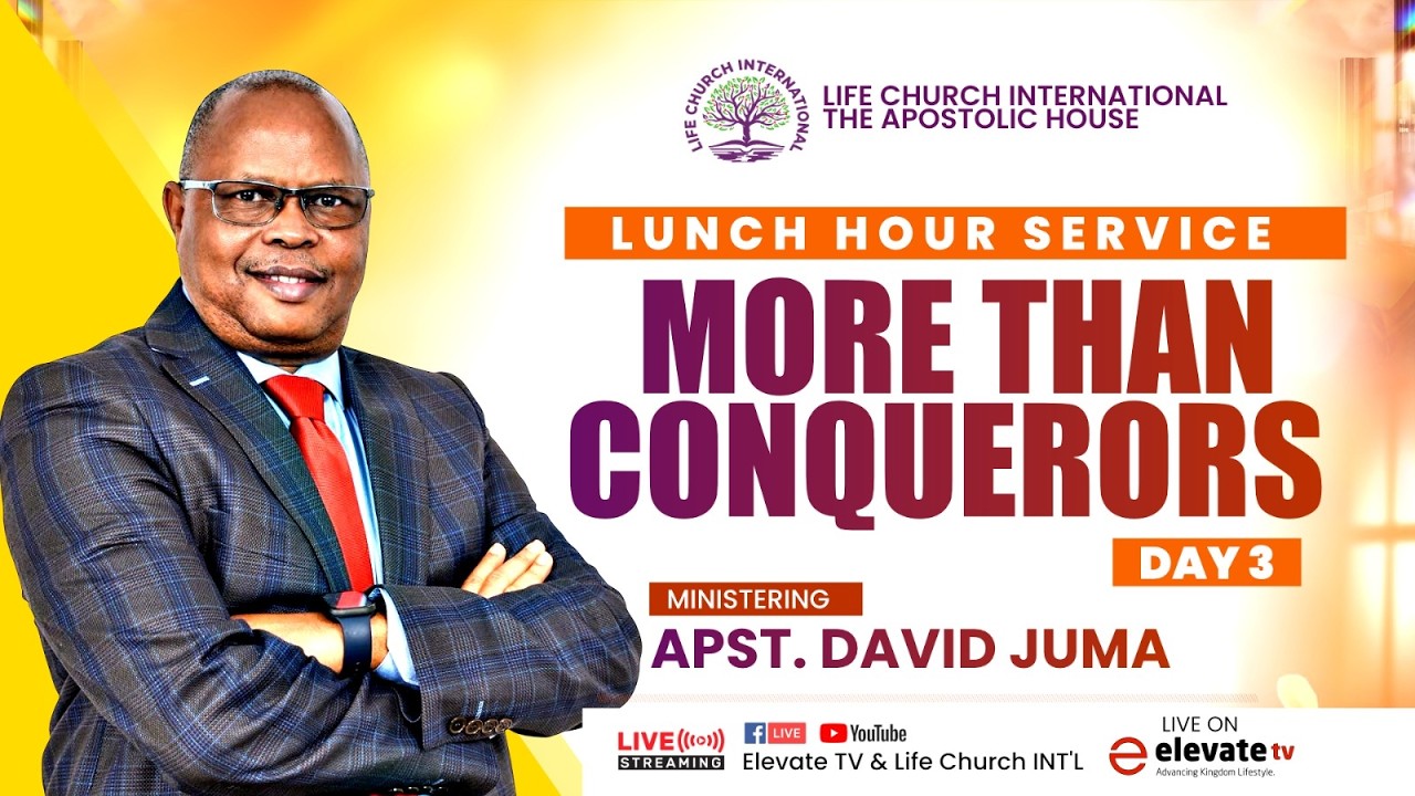 𝗠𝗢𝗥𝗘 𝗧𝗛𝗔𝗡 𝗖𝗢𝗡𝗤𝗨𝗘𝗥𝗢𝗥𝗦 || 𝗟𝗨𝗡𝗖𝗛 𝗛𝗢𝗨𝗥 - 𝗗𝗮𝘆 𝟑 || 𝟒𝐓𝐇 𝗠𝗔𝗥𝗖𝗛 𝟮𝟬𝟮𝟲 || 𝗠𝗶𝗻𝗶𝘀𝘁𝗲𝗿𝗶𝗻𝗴, 𝗔𝗽𝗼𝘀𝘁𝗹𝗲 𝗗𝗮𝘃𝗶𝗱 𝗝𝘂𝗺𝗮