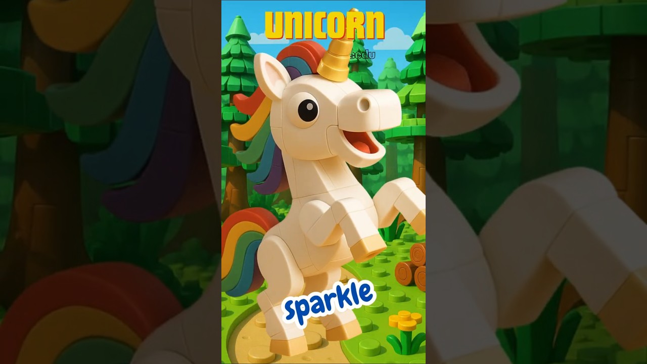 Animal Sounds Song 🎶 A LEGO Animal Sound Rap 🦄 Magical & Ocean Baby Friends Sing Fun Sounds for Kids