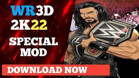 WR3D 2k22 mod with new features || Real entrance new match types