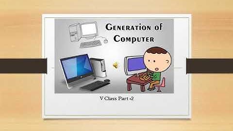 Class 5 Computer Chapter 1 Part 2