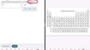 ALEKS: Writing the electron configuration of a neutral atom with a and p electrons only