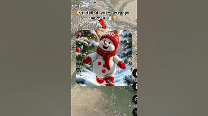 I found very strange snowman ☃️ on Google map and Google Earth #upbro76 #map #shorts #shortsfeed