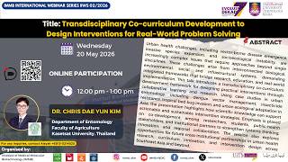 20052026 IMMB INTERNATIONAL WEBINAR SERIES 02/2026 BY DR. CHRIS DAE YUN KIM
