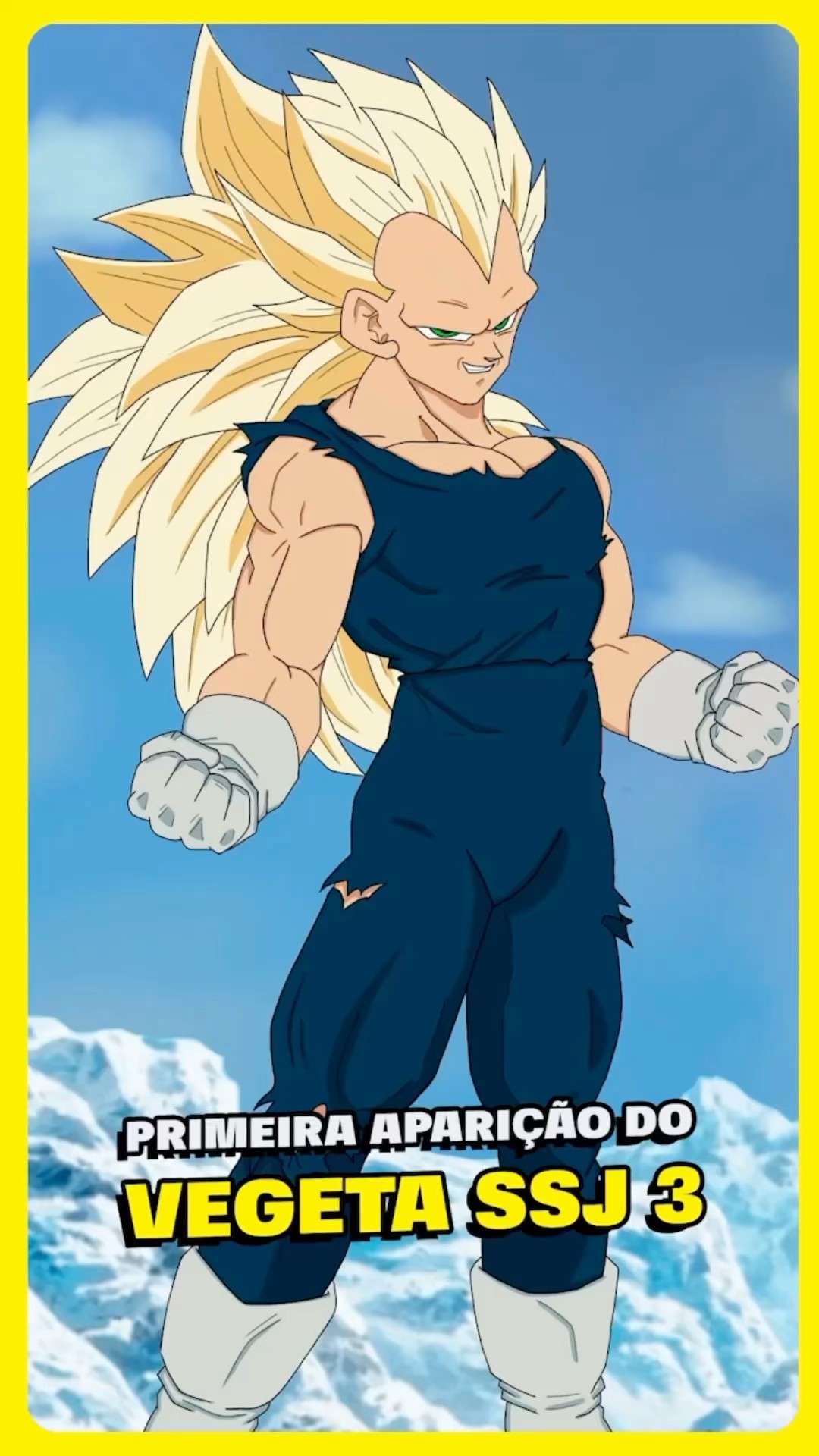 ESSA FOI A PRIMEIRA VEZ QUE O VEGETA APARECEU COMO SUPER SAIYAJIN 3!