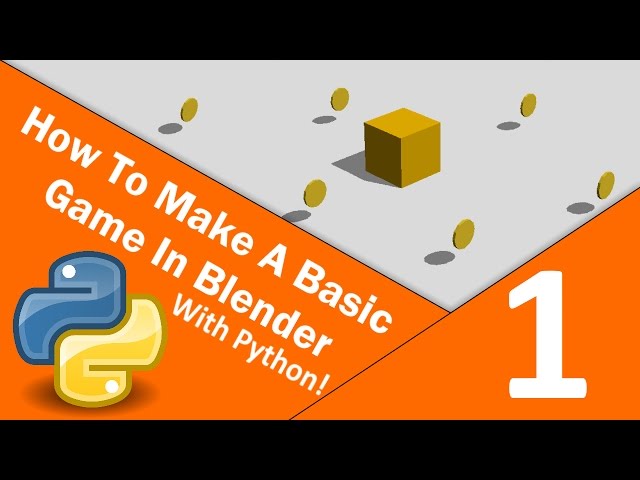 How to make a basic game in blender with python • Part 1 