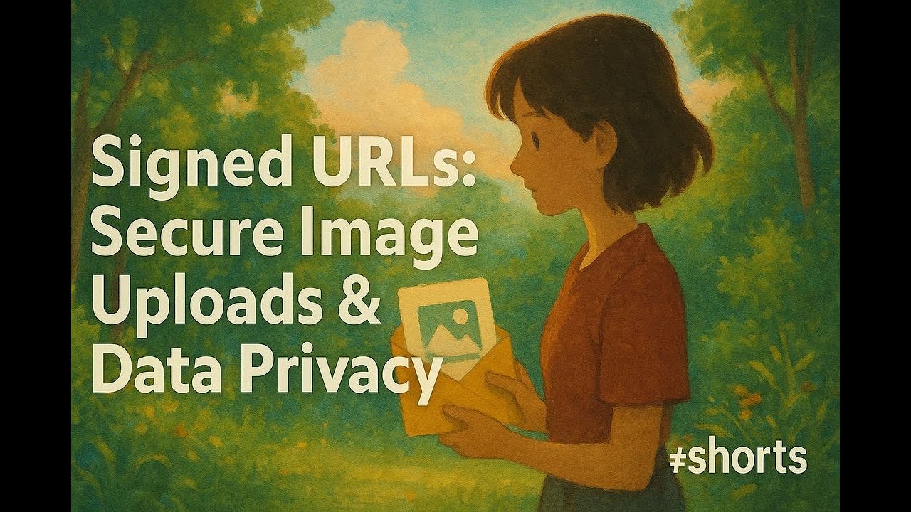Signed URLs: Secure Image Uploads & Data Privacy #shorts - YouTube