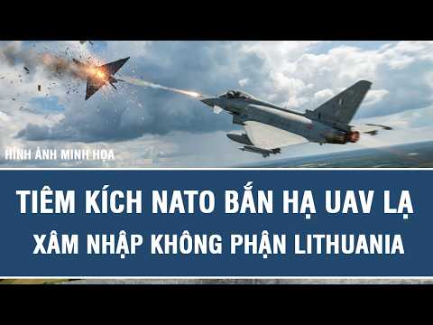 NATO Fighter Jet Shoots Down Unidentified Drone Violating Lithuanian Airspace